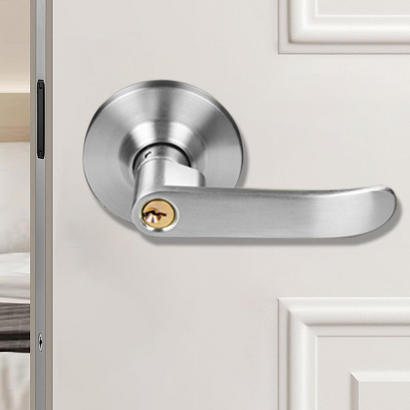 Home Security Bars - Premium Sferische Drie-Bar Handgreep Slotkogel, Stille