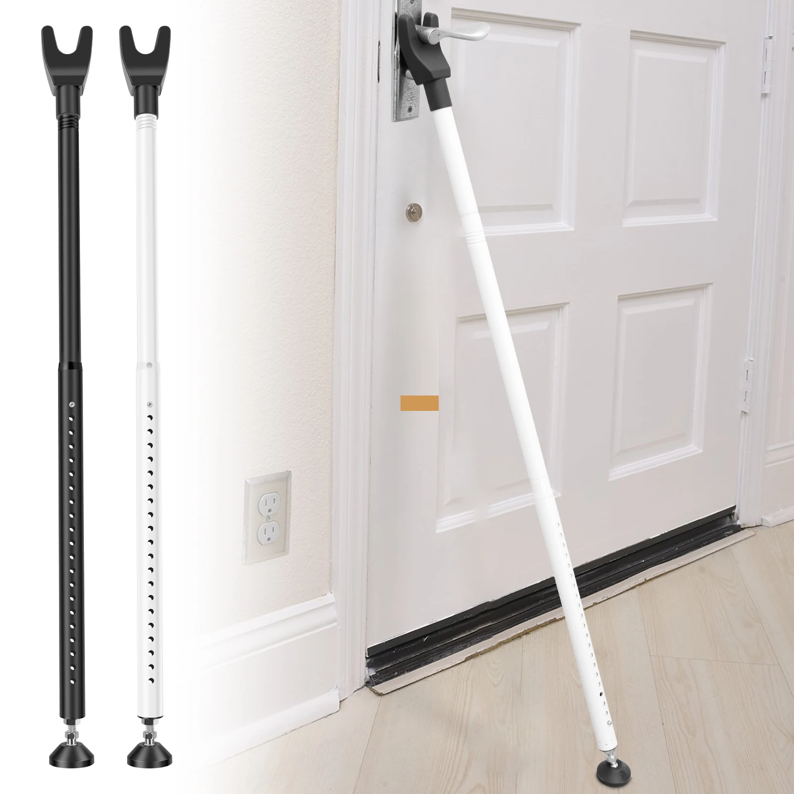 Home Security Bars - Schuifdeurvergrendelingsstang 44-55 inch verstelbare deurbeveiligingsstang Verwijderbare
