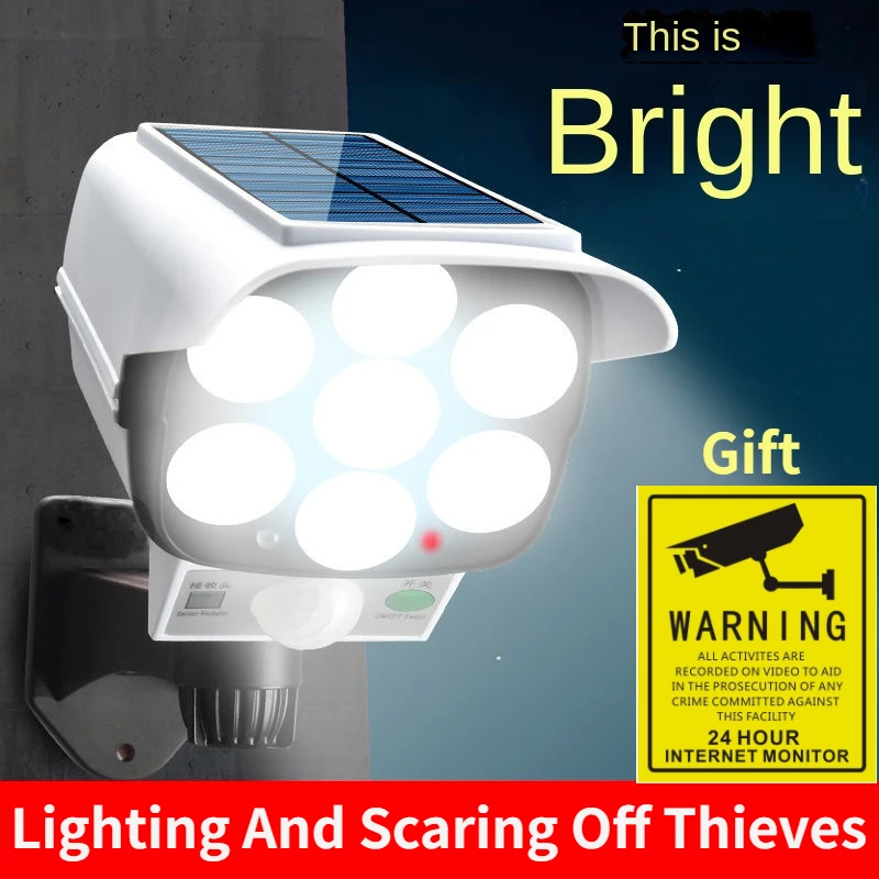Home Security Installation - Outdoor Solar Light Bewegingssensor Beveiliging Dummy