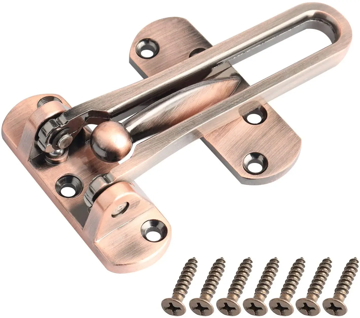 Home Security Bars - Duurzame roestvrijstalen anti-diefstal deurveiligheidsketting met boutvergrendeling