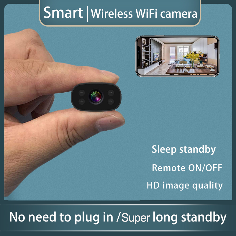 Home Security Premium - Mini draadloze WiFi-beveiligingscamera voor thuis, externe