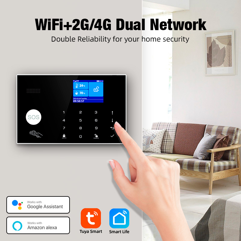 Home Security Ring System - CORINA 4G Alarm met Deurbel Ring