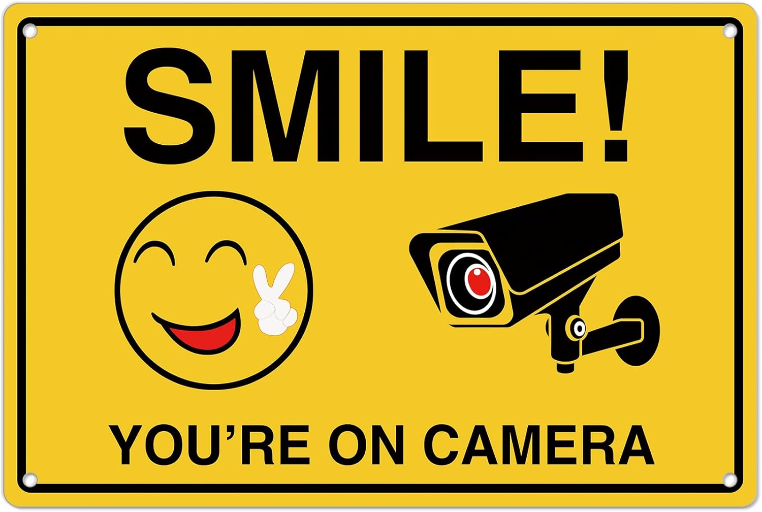 Home Security Installation - Glimlach dat je op cameraborden; Roestvrij