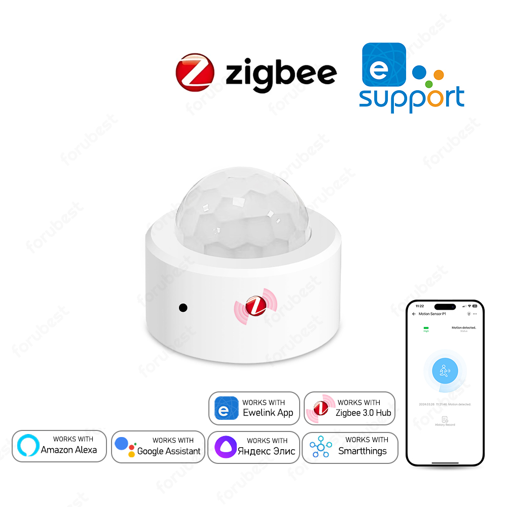 Home Security App - Zigbee 3.0 Menselijke bewegingssensor PIR Infrarooddetector