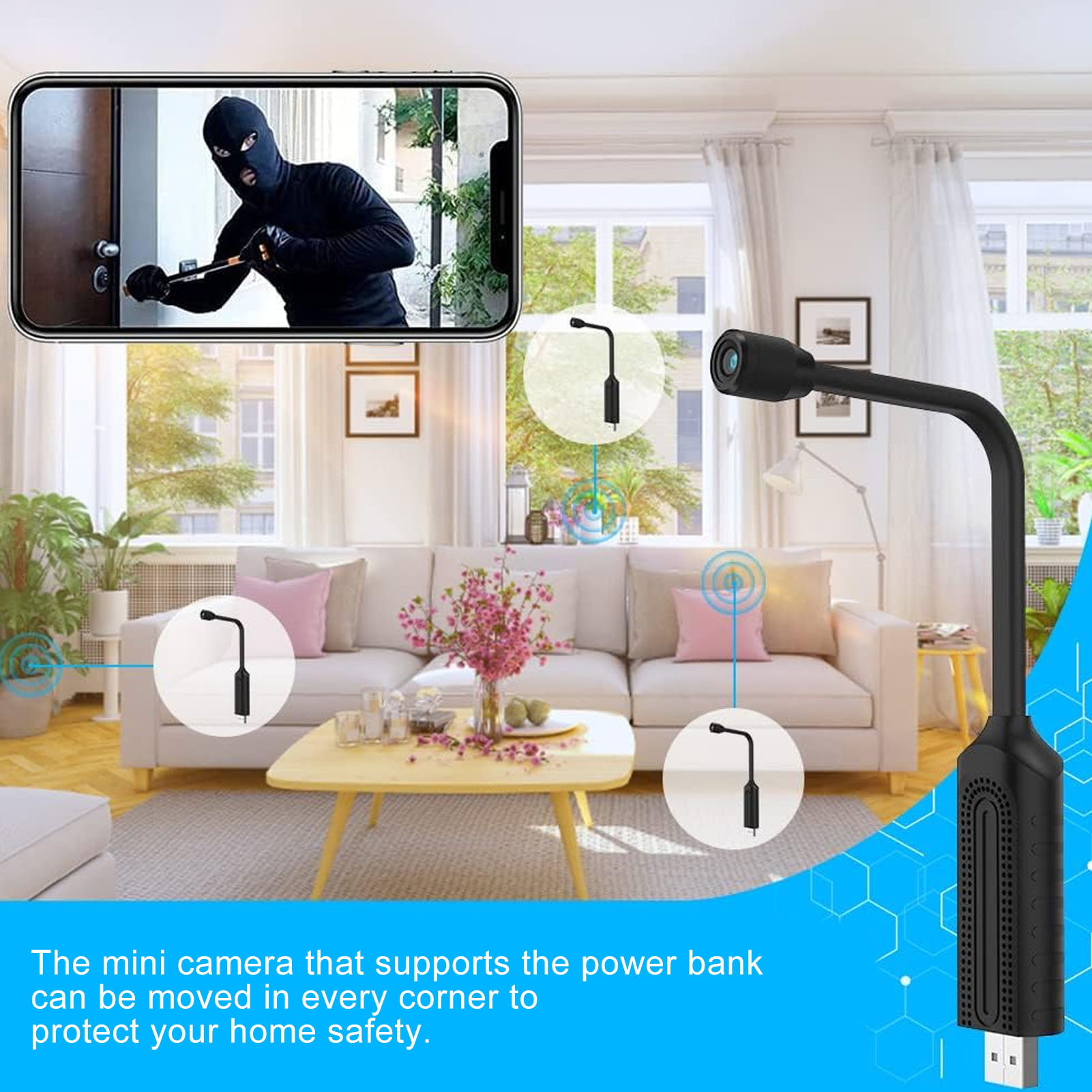 Usb Mini Wifi Draadloze Camera - Home Security Premium recensie en prijs