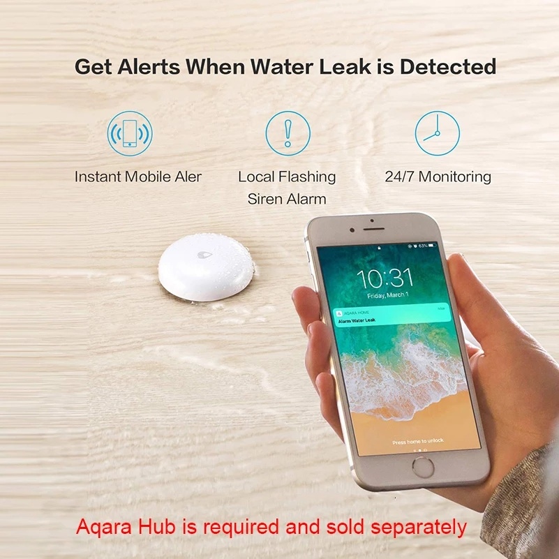 Aqara ZigBee Waterlek Sensor W - Home Security Xiaomi recensie en prijs