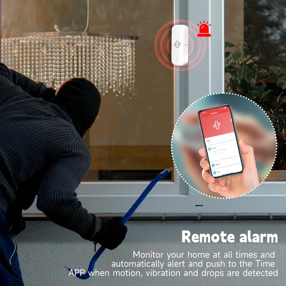 Smart ZigBee Trillingssensor A - Home Security App recensie en prijs