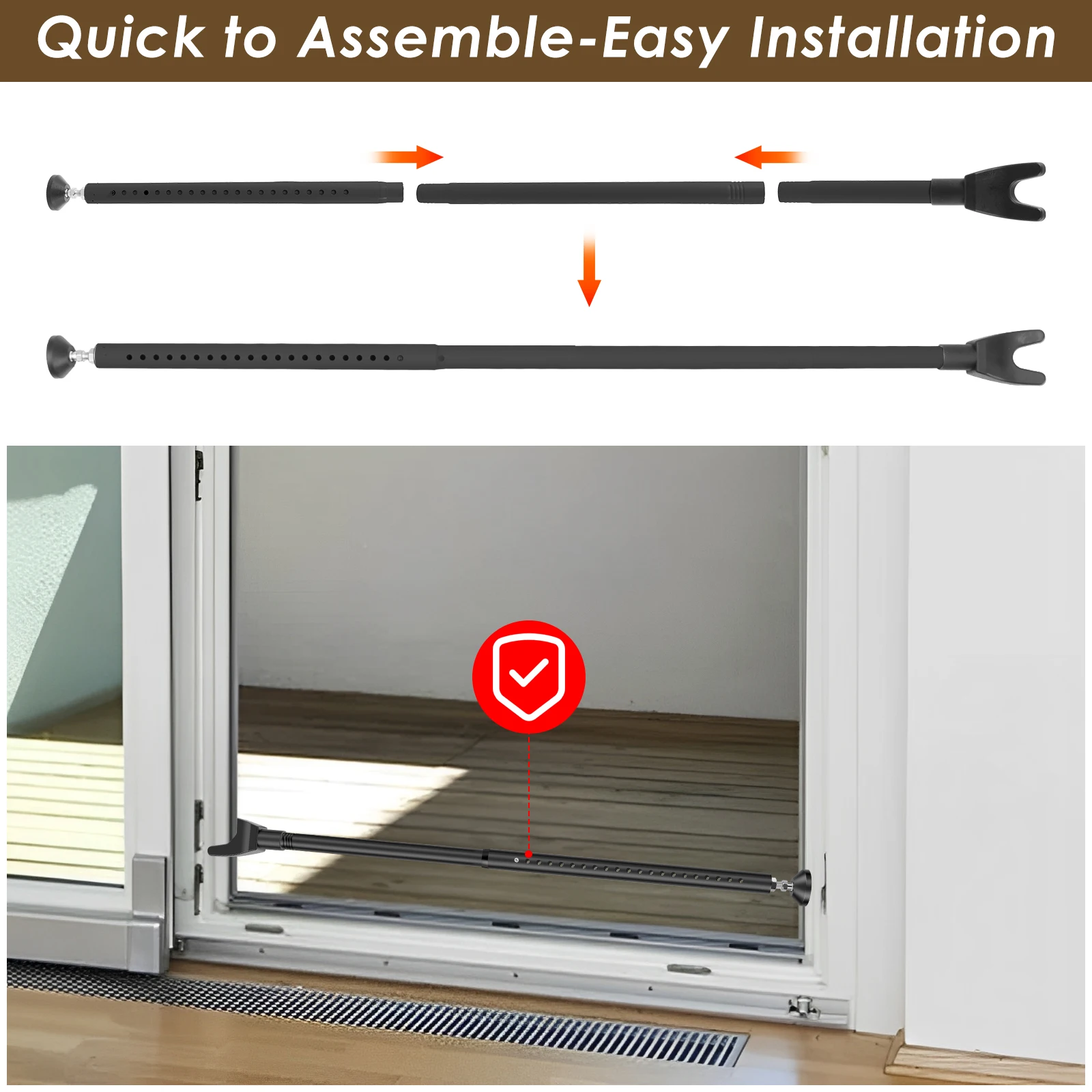 Schuifdeurvergrendelingsstang  - Home Security Bars recensie en prijs