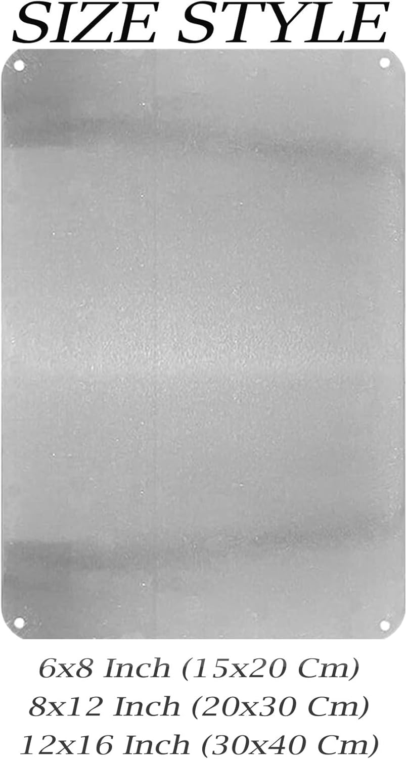 Tin bord waarschuwing bescherm - Home Security Bars recensie en prijs