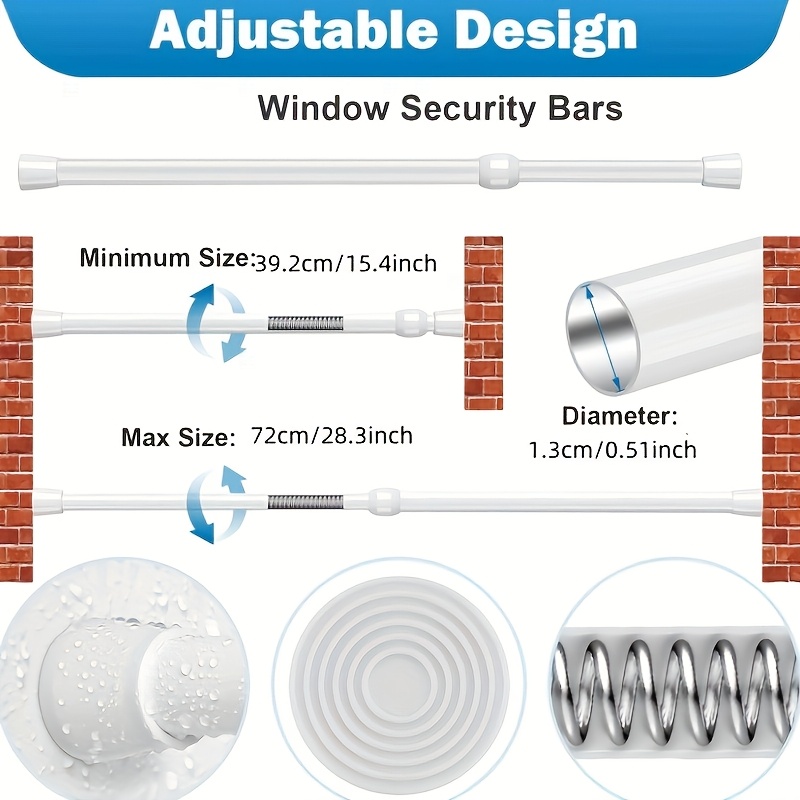 Verstelbare veiligheidsbeugel  - Home Security Bars recensie en prijs