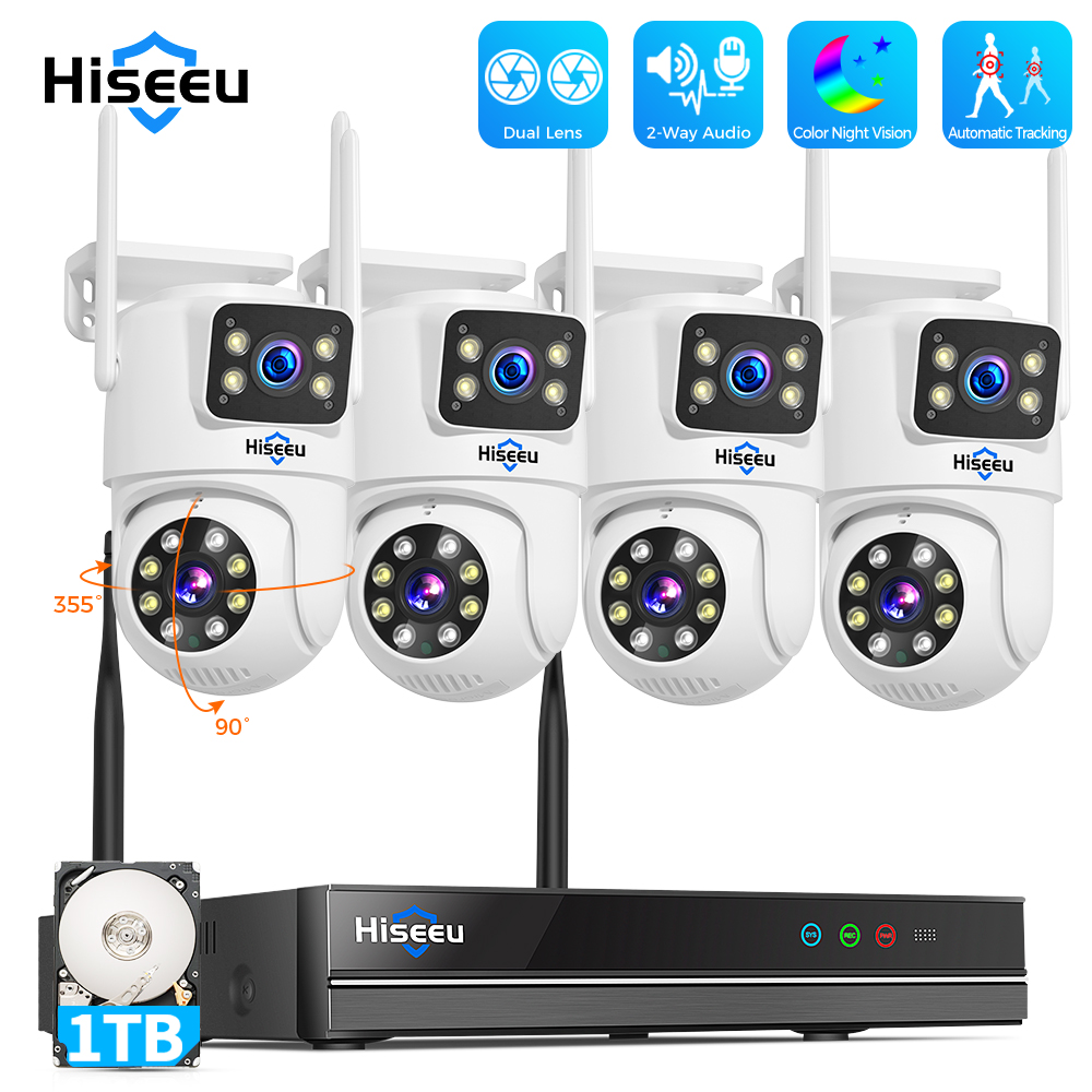 Hiseeu 6MP WiFi Dual Lens Came - Home Security Premium recensie en prijs