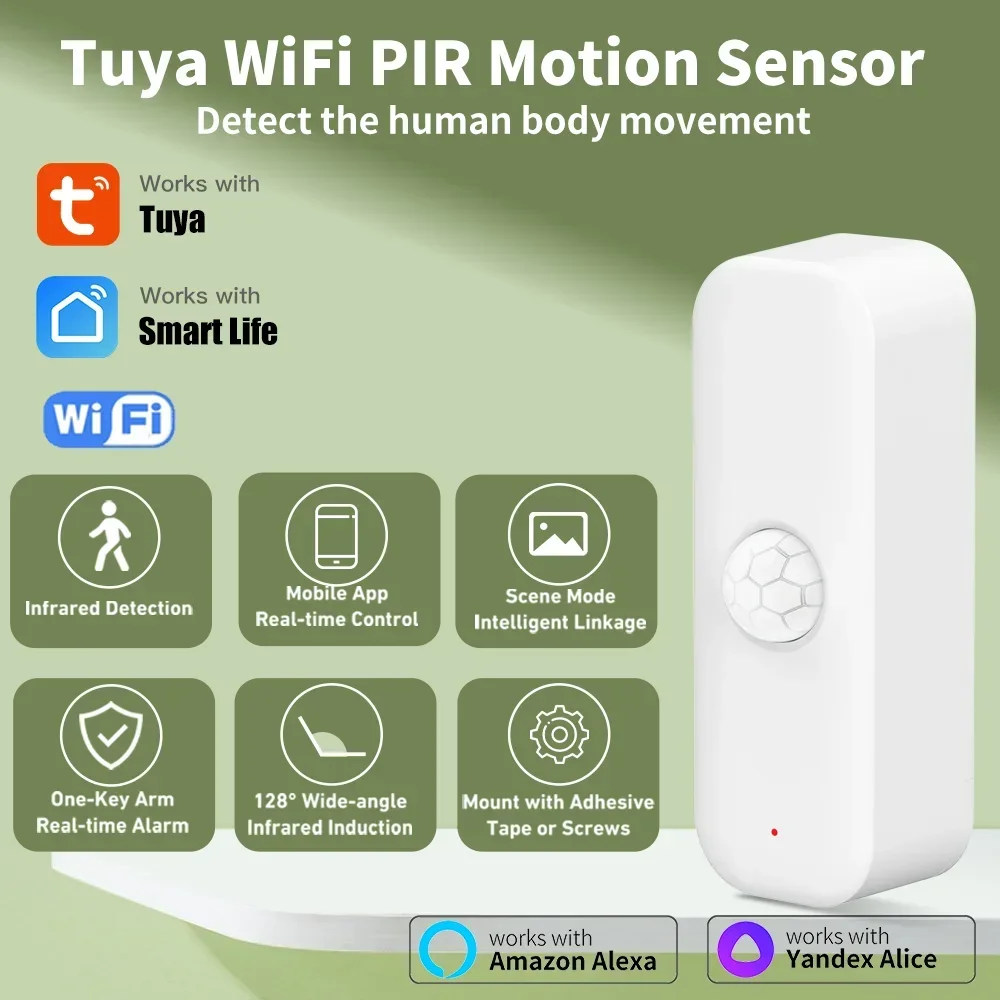 Tuya WiFI Bewegingssensor PIR  - Home Security App recensie en prijs